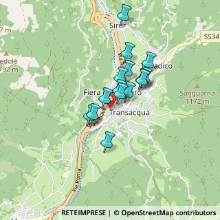 Mappa Via Dante Alighieri, 38054 Fiera di Primiero TN, Italia (0.62333)