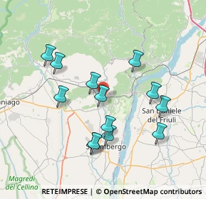 Mappa Borgo Ampiano, 33094 Castelnovo del Friuli PN, Italia (6.95615)