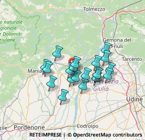 Mappa Borgo Ampiano, 33094 Castelnovo del Friuli PN, Italia (10.114)