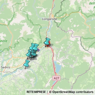Mappa Via Sottocanevoi, 32014 Ponte Nelle Alpi BL, Italia (6.25308)