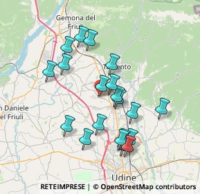 Mappa Piazzetta Tian, 33010 Cassacco UD, Italia (6.7225)