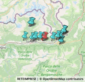 Mappa Via Europa, 23026 Ponte In Valtellina SO, Italia (10.2965)