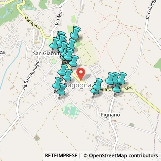 Mappa Via Bastian, 33030 Ragogna UD, Italia (0.38889)