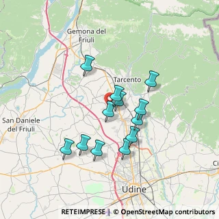 Mappa Via P. Zorutti, 33010 Cassacco UD, Italia (5.73667)