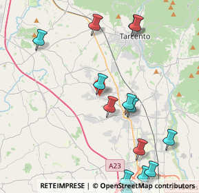 Mappa Piazza A. Noacco, 33010 Cassacco UD, Italia (5.37467)