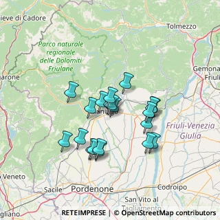 Mappa Via Spilimbergo, 33085 Maniago PN, Italia (11.228)