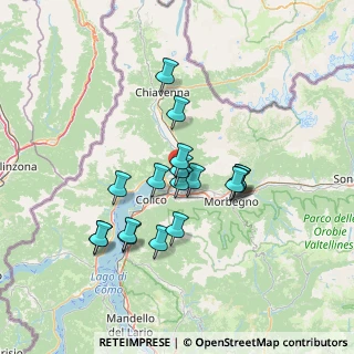 Mappa Via Spinida, 23015 Dubino SO, Italia (11.74333)