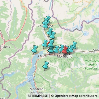 Mappa Via Spinida, 23015 Dubino SO, Italia (9.23158)