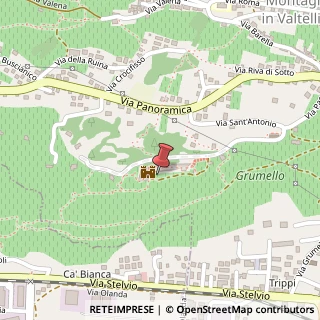 Mappa Via Sant'Antonio, 645, 23020 Montagna in Valtellina, Sondrio (Lombardia)
