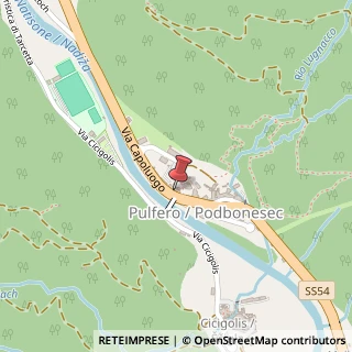 Mappa Via C. Battisti, 6, 33046 Pulfero, Udine (Friuli-Venezia Giulia)