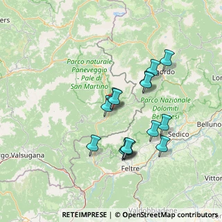 Mappa Via Isolabella, 38054 Transacqua TN, Italia (12.70333)