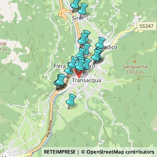 Mappa Via Sass Maor, 38054 Transacqua TN, Italia (0.713)