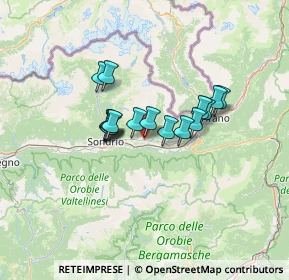 Mappa Via Roma, 23026 Ponte In Valtellina SO, Italia (9.1825)