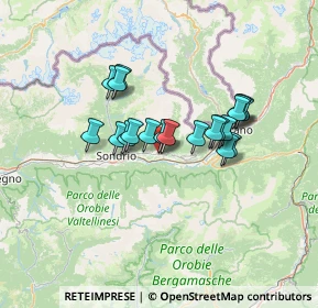 Mappa Via Roma, 23026 Ponte In Valtellina SO, Italia (10.261)