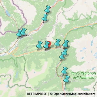 Mappa Via S. Gregorio, 25048 Edolo BS, Italia (7.09786)