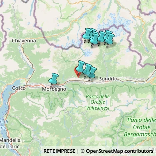 Mappa Via Campagne, 23010 Berbenno di Valtellina SO, Italia (12.11)