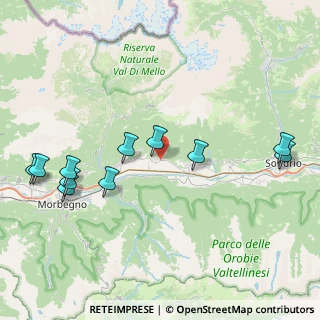 Mappa Via Campagne, 23010 Berbenno di Valtellina SO, Italia (9.20364)