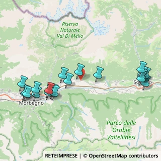 Mappa Via Campagne, 23010 Berbenno di Valtellina SO, Italia (9.5705)