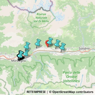 Mappa Via Campagne, 23010 Berbenno di Valtellina SO, Italia (9.3715)