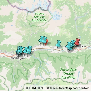 Mappa Via Campagne, 23010 Berbenno di Valtellina SO, Italia (8.7945)