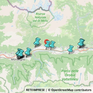 Mappa Via Campagne, 23010 Berbenno di Valtellina SO, Italia (9.2575)