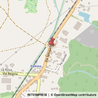 Mappa Via spluga, 23015 Dubino, Sondrio (Lombardia)