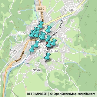 Mappa Piazza Municipio, 38054 Transacqua TN, Italia (0.295)