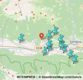 Mappa Via Vendolo, 23012 Castione Andevenno SO, Italia (3.68636)