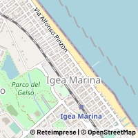 Kaart Bellaria-Igea Marina