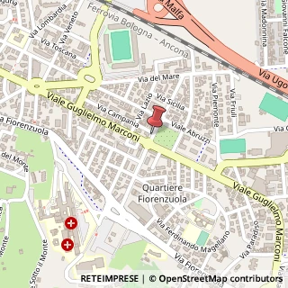 Mappa Via Lucania,  256, 47023 Cesena, Forlì-Cesena (Emilia Romagna)