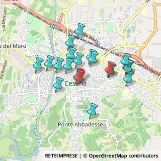 Mappa Via Fantaguzzi, 47521 Cesena FC, Italia (0.7885)