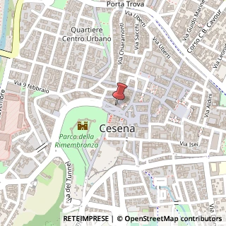 Mappa Piazza del Popolo, 35, 47521 Cesena, Forlì-Cesena (Emilia Romagna)