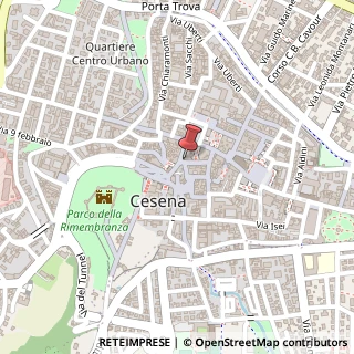 Mappa Via Fantaguzzi, N°7, 47521 Cesena, Forlì-Cesena (Emilia Romagna)