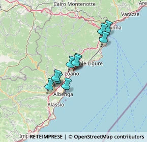 Mappa Zona porto ingresso di Levante, 17025 Loano SV, Italia (11.08583)