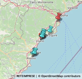 Mappa Zona porto ingresso di Levante, 17025 Loano SV, Italia (8.45909)