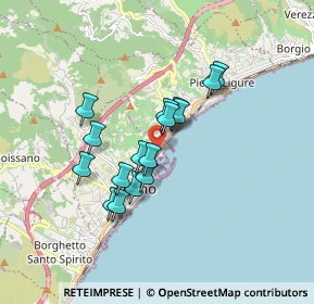 Mappa Via San Sebastiano, 17025 Loano SV, Italia (1.36438)