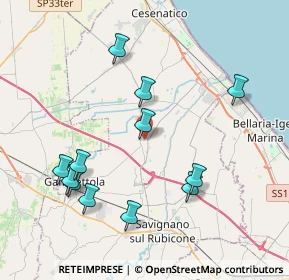 Mappa Via Evangelista Torricelli, 47043 Gatteo FC, Italia (4.21583)