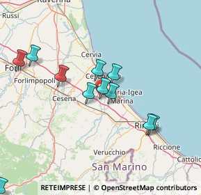 Mappa Via Evangelista Torricelli, 47043 Gatteo FC, Italia (20.46857)