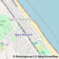 Kaart Bellaria-Igea Marina