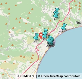 Mappa Via Santa Libera, 17054 Boissano SV, Italia (2.42455)