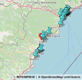 Mappa Via Santa Libera, 17054 Boissano SV, Italia (18.4865)