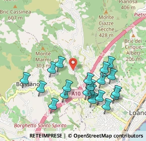 Mappa Via Santa Libera, 17054 Boissano SV, Italia (1.004)