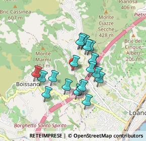 Mappa Via Santa Libera, 17054 Boissano SV, Italia (0.6935)