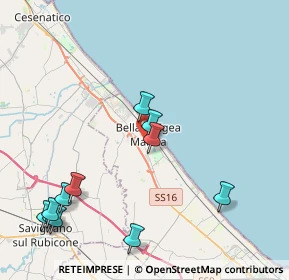 Mappa Via Caboto, 47814 Bellaria-Igea Marina RN, Italia (5.02455)