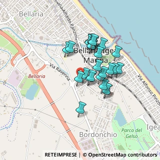 Mappa Via Caboto, 47814 Bellaria-Igea Marina RN, Italia (0.34615)