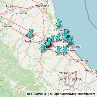 Mappa , 47521 Cesena FC, Italia (9.3325)