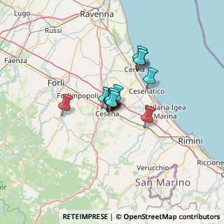 Mappa , 47521 Cesena FC, Italia (7.04071)