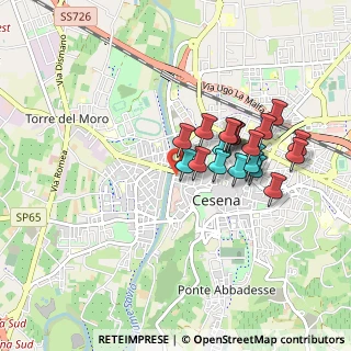 Mappa Via Ciro Menotti, 47522 Cesena FC, Italia (0.787)
