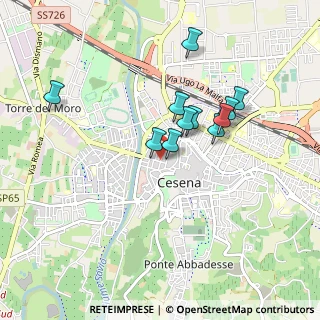 Mappa Via Cesare Battisti, 47520 Cesena FC, Italia (0.77091)