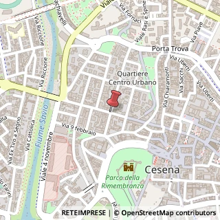 Mappa Via battisti cesare 149, 47023 Cesena, Forlì-Cesena (Emilia Romagna)